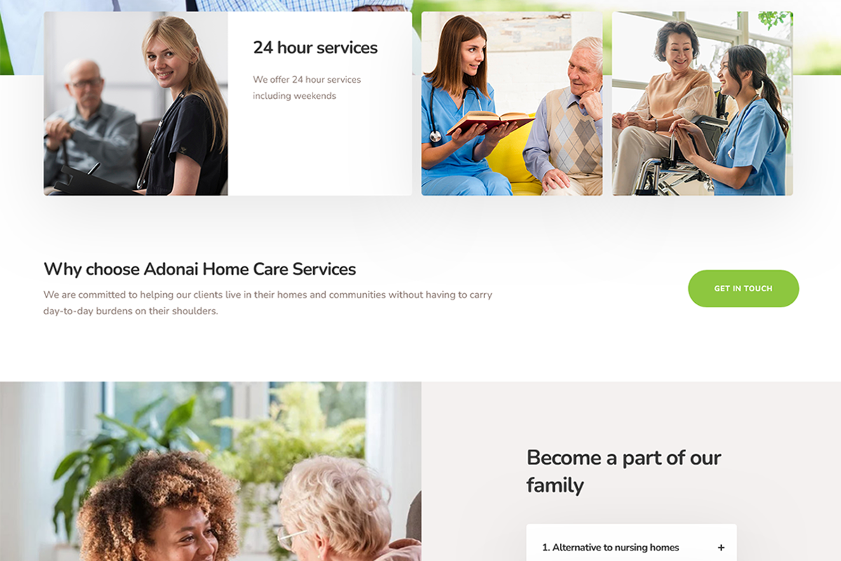 Adonai Home Care Get In Touch