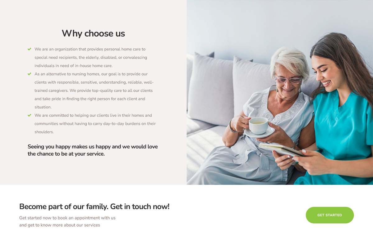 Adonai Home Care Why Choose Us