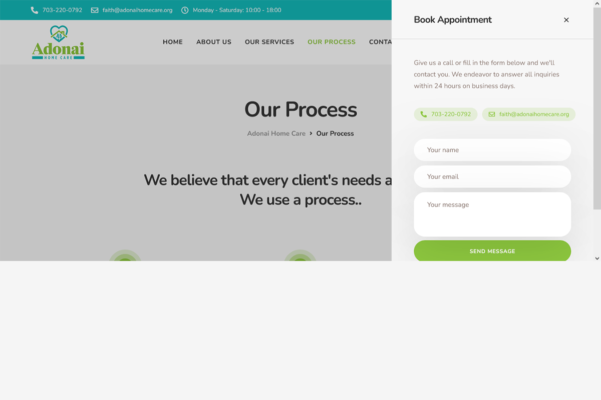 Adonai Home Care Process