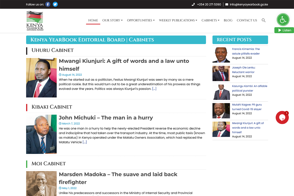 Kenya Yearbook Cabinets Home 2