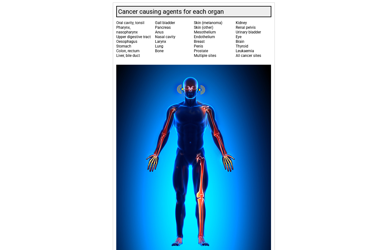 Cancer Causing Agents Data Visualization