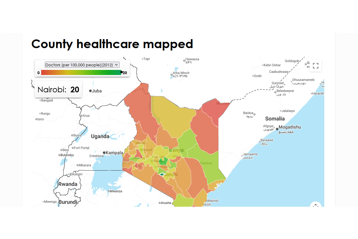Doctors Per 100,000 People in Kenya 2012