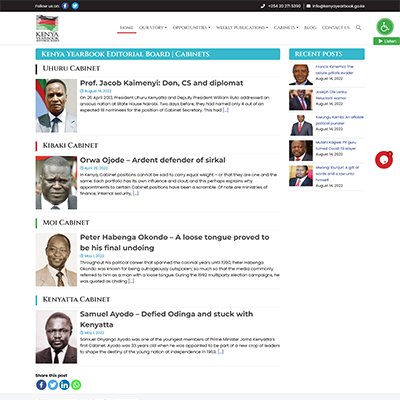 Kenya Yearbook Cabinets