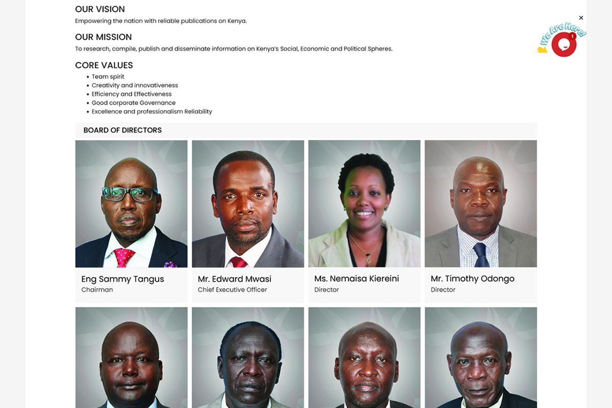 Kenya Yearbook Website Board Of Directors