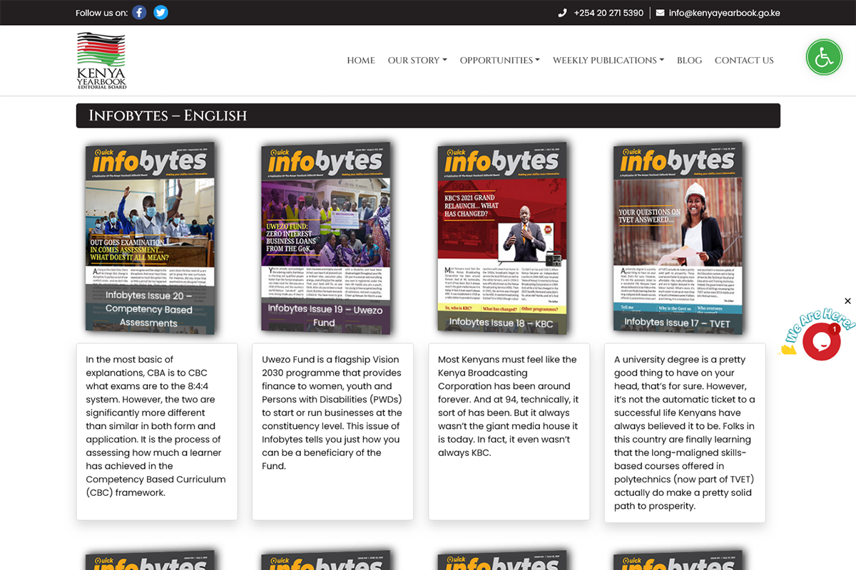 Kenya Yearbook Website Infobytes