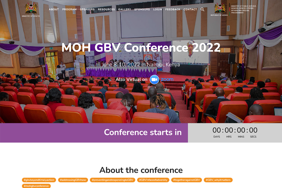 MOH GBV Conference 2022 Home