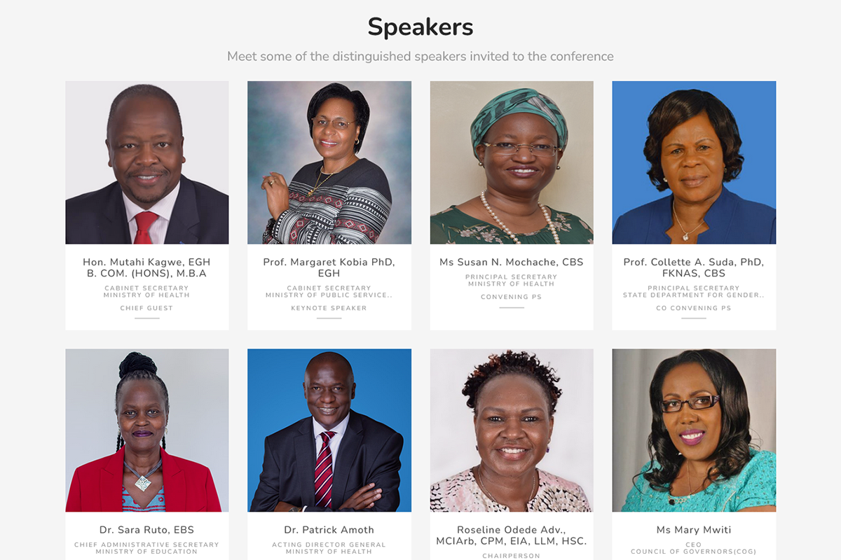 MOH GBV Conference 2022 Speakers