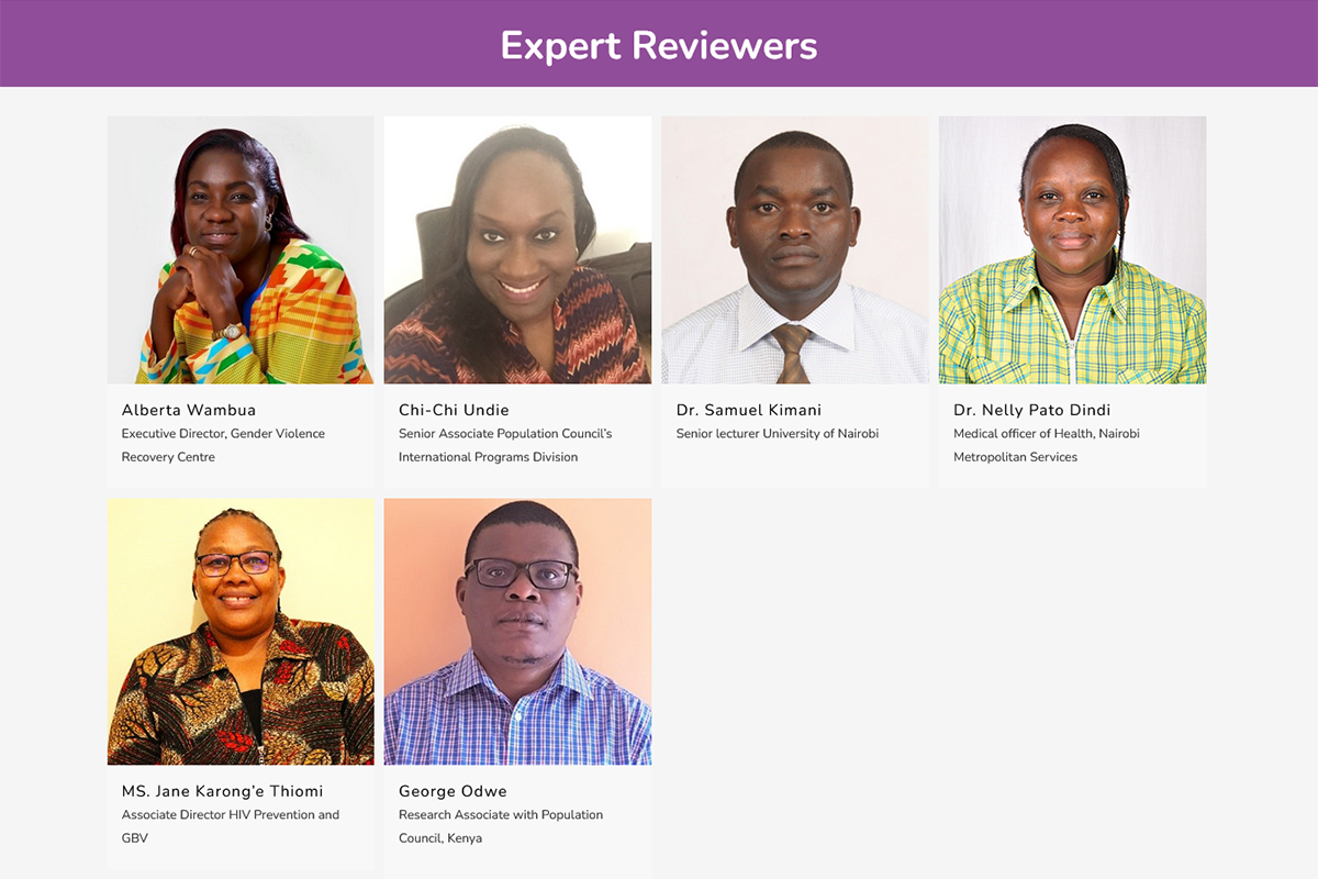 MOH GBV Conference 2022 Reviewers