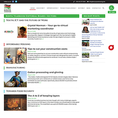 Kenya Yearbook Sectors Home